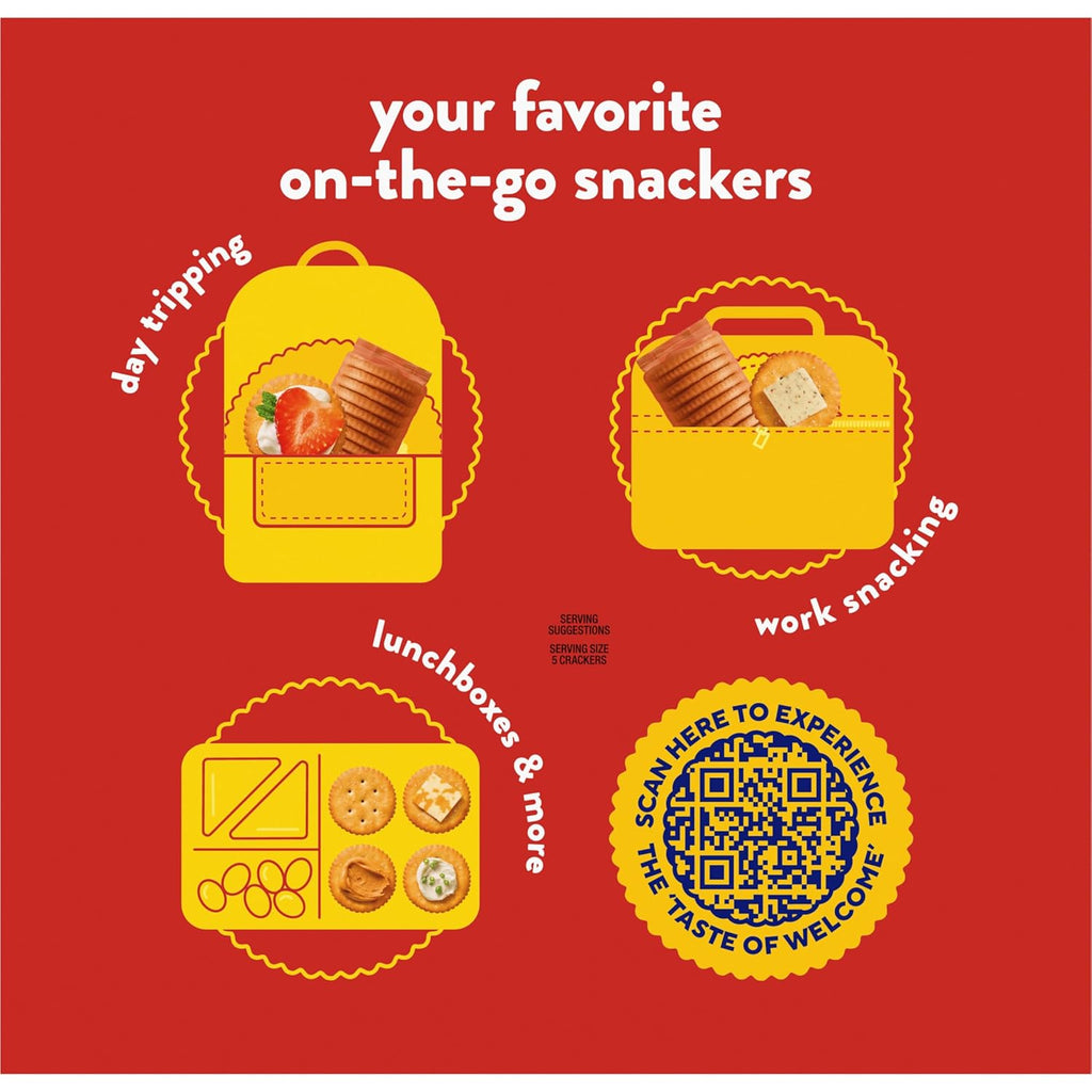 RITZ Fresh Stacks Original Crackers, Party Size, Travel Snacks, 23.7 oz (16