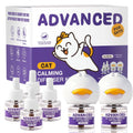Cat Calming Diffuser Kit with 2 Diffusers & 4 Refills (48mL Each), Cat Pheromones Calming Diffuser for Cat Anxiety Relief, Stress Reduction & Behavior Support, 30-Day Refills, Suitable for All Cats