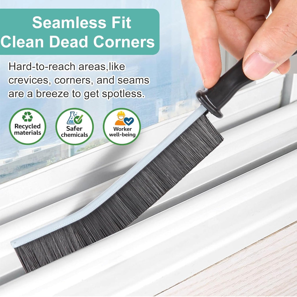 Crevice Cleaning Brush•?ÎHard-Bristled Grout Brush•?Î2026 New Multifunctional Gap Cleaning Brush Tool•?ÎDead Corners Brushes for Bathroom Kitchen Tiles Window Door Slots•?Î3pcs