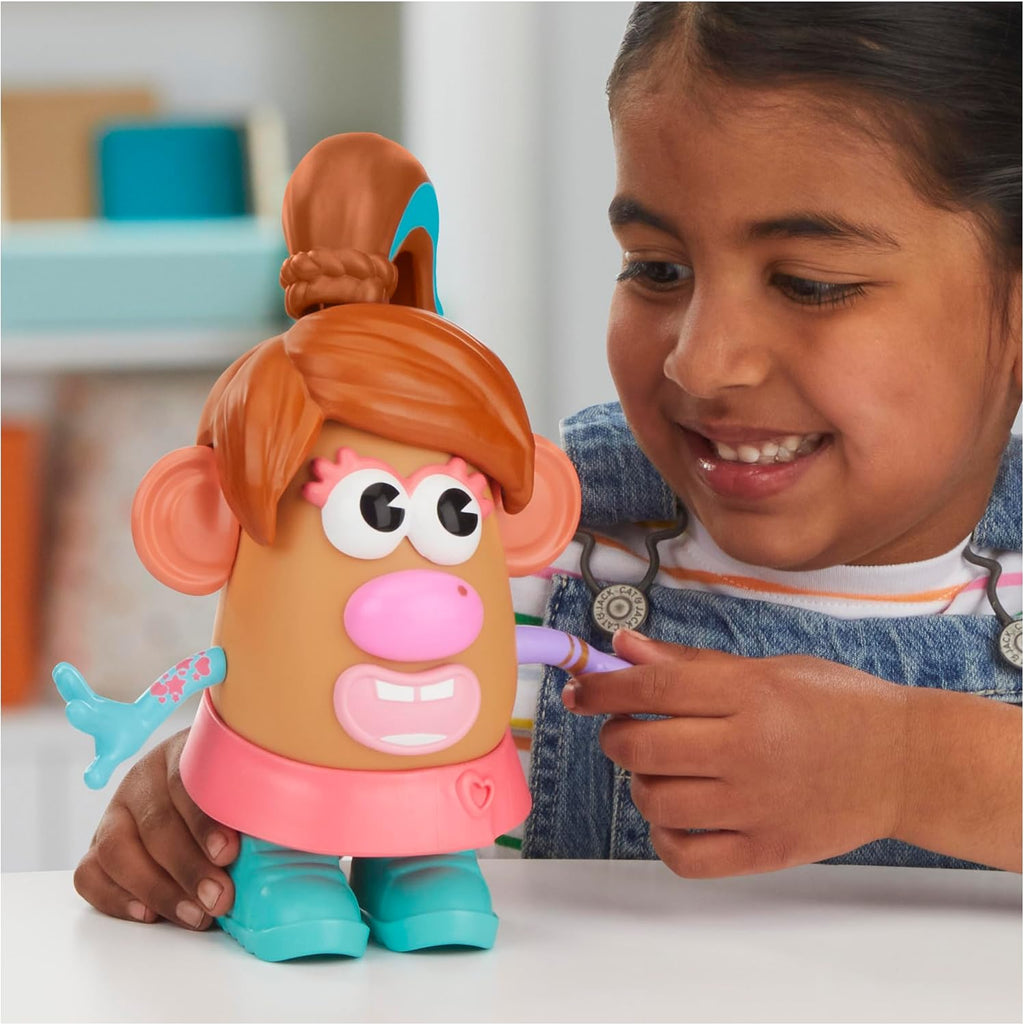 Potato Head Express Yourspud Playset with 1 Potato Body and 32 Accessories