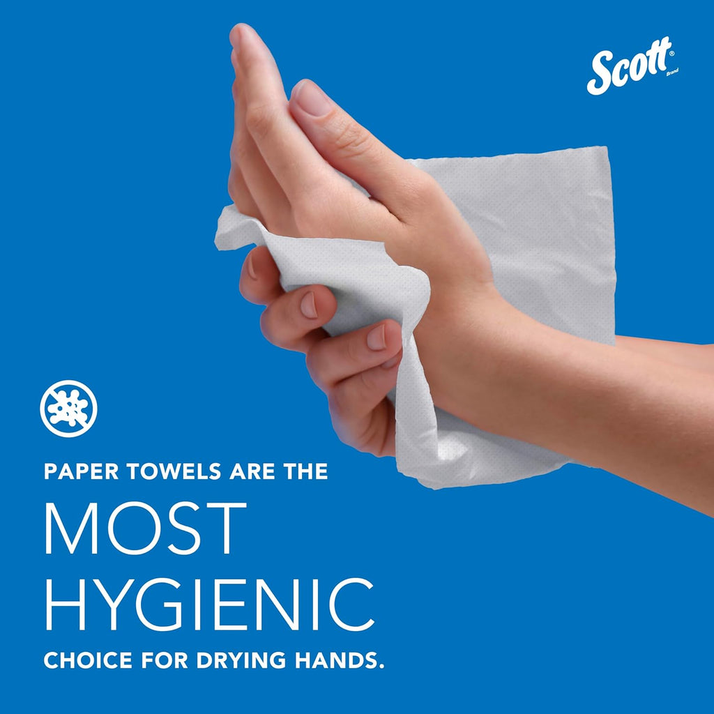 Scottå¨ Professional Universal Multifold Paper Towels, Bulk (01840), Absorbency Pockets, 9.2" x 9.4" sheets, Standard Tier, Compressed, White (250 Sheets/Pack, 16 Packs/Case, 4,000 Sheets/Case)
