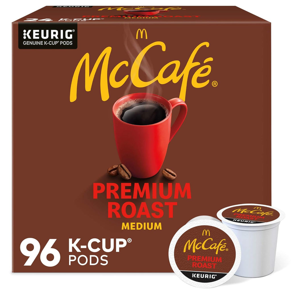 McCafe Premium Roast Coffee, Keurig Single Serve K-Cup Pods, Medium Roast, 96