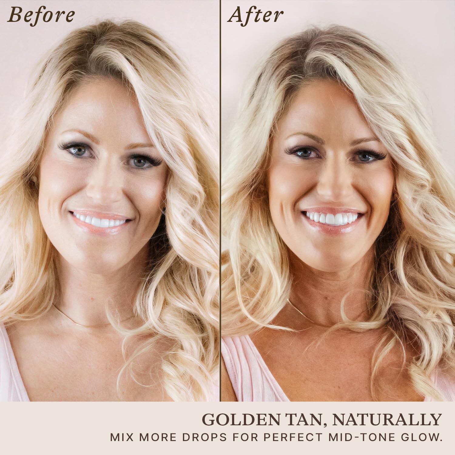 Self Tanning Drops - USA Made with Natural & Organic Ingredients, Medium Face