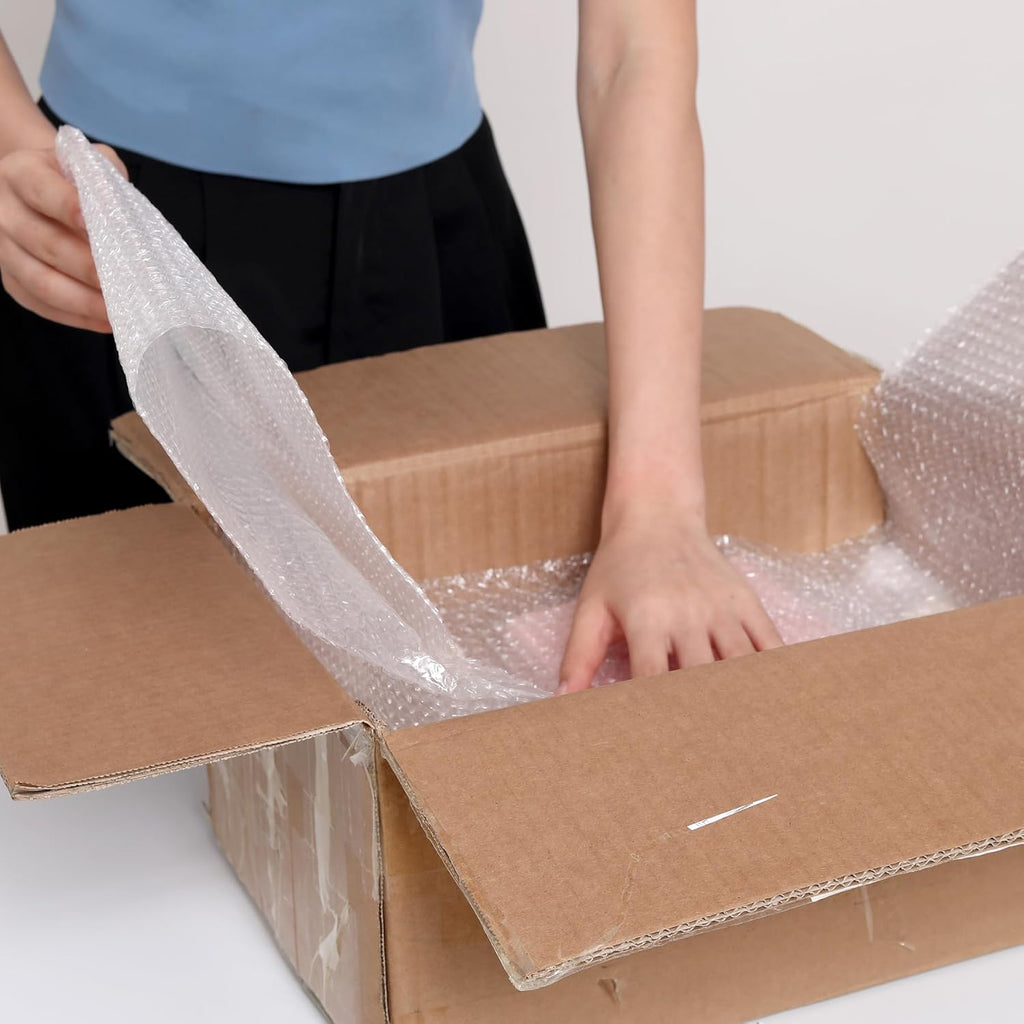 wanguagua 2 Pack 12 Inch x 72 ft Total Bubble Packing Wrap for Moving Boxes Shipping Cushioning Supplies Perforated Every 12‰۝