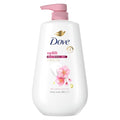 Dove Sakura Body Wash Uplift Sakura Blossom and Yuzu for 24hr Lotion-Soft