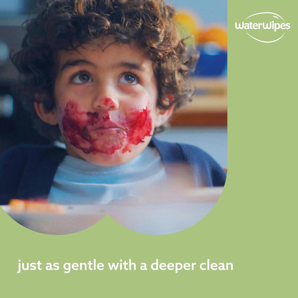 WaterWipes Sensitive+ Baby & Toddler Wipes, 3-In-1 Cleans, Cares, Protects