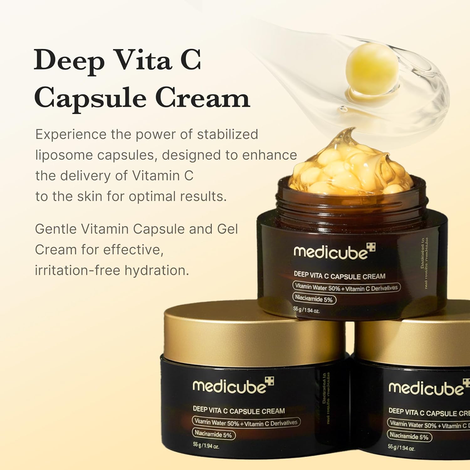 medicube Capsule Cream with Deep Vitamin C