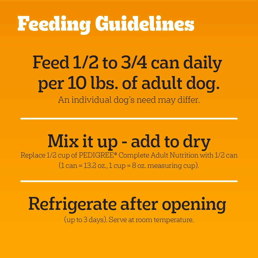 Pedigree Wet Dog Food, Choice Cuts Adult Canned Dog Food, Beef & Country Stew