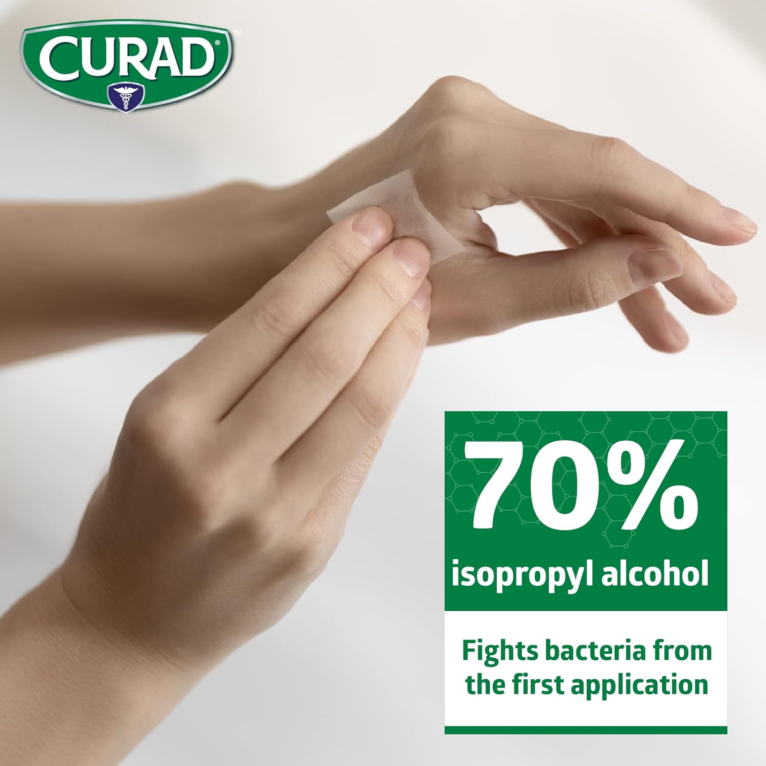 CURAD Alcohol Prep Pads (Pack of 4 Boxes)