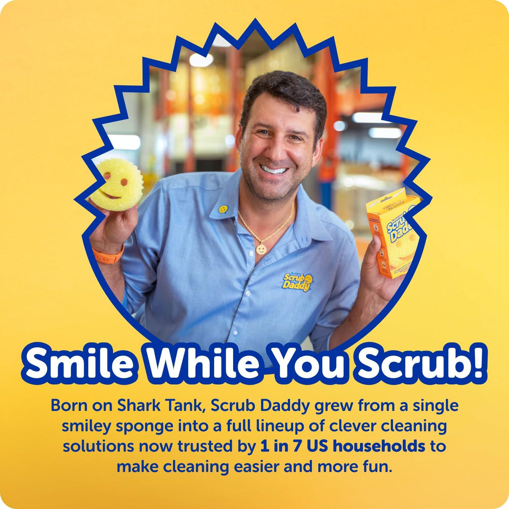 Scrub Daddy BBQ Daddy Grill Brush for Outdoor Grill - Bristle Free Grill