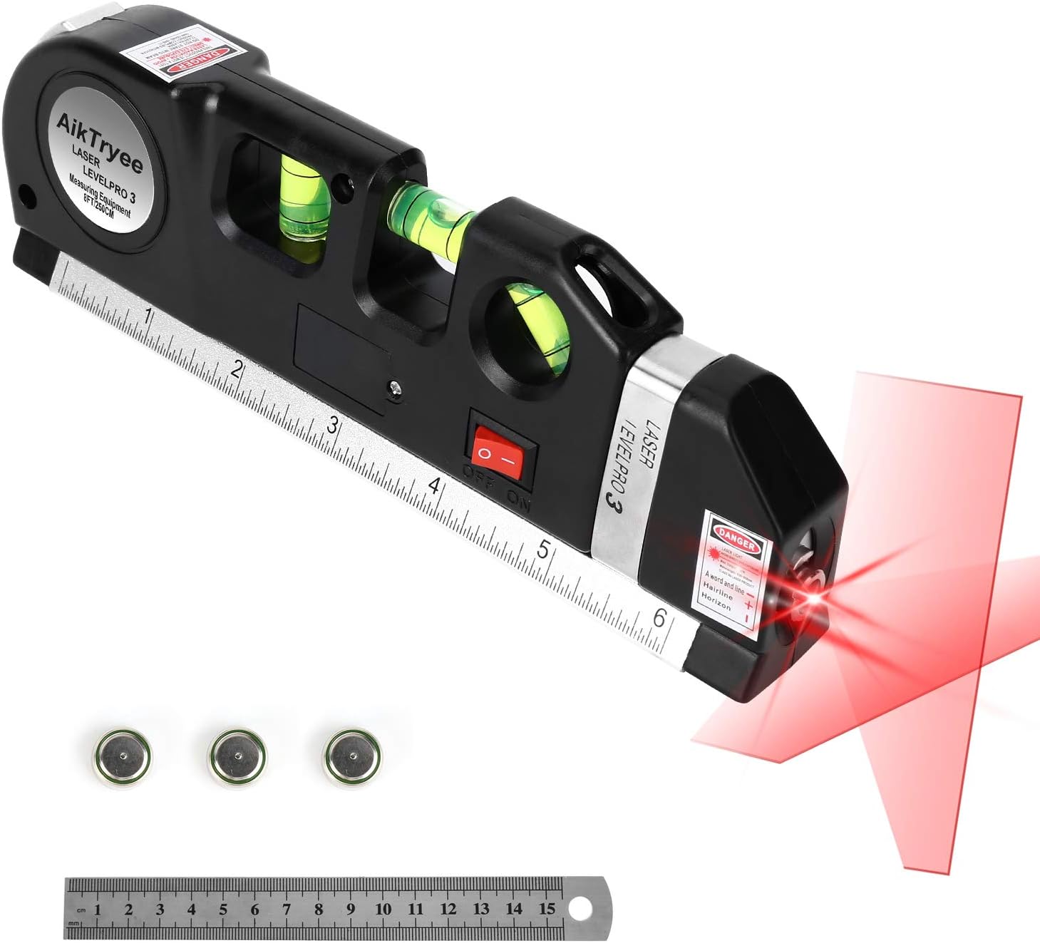 Laser Level Line Tool, Multipurpose Laser Level Kit Standard Cross Line Laser