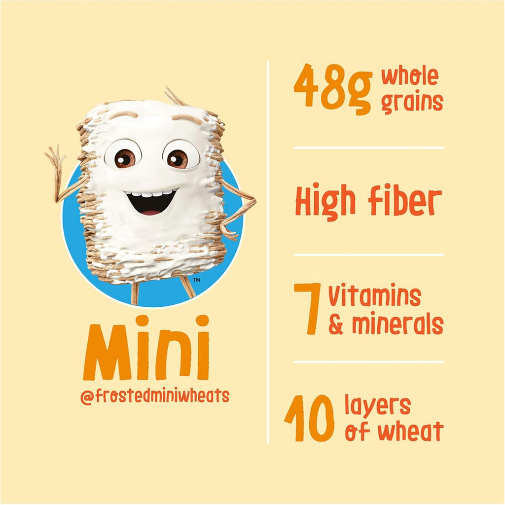 Kellogg‰۪s Frosted Mini-Wheats Breakfast Cereal, High Fiber, 48g Whole Grain