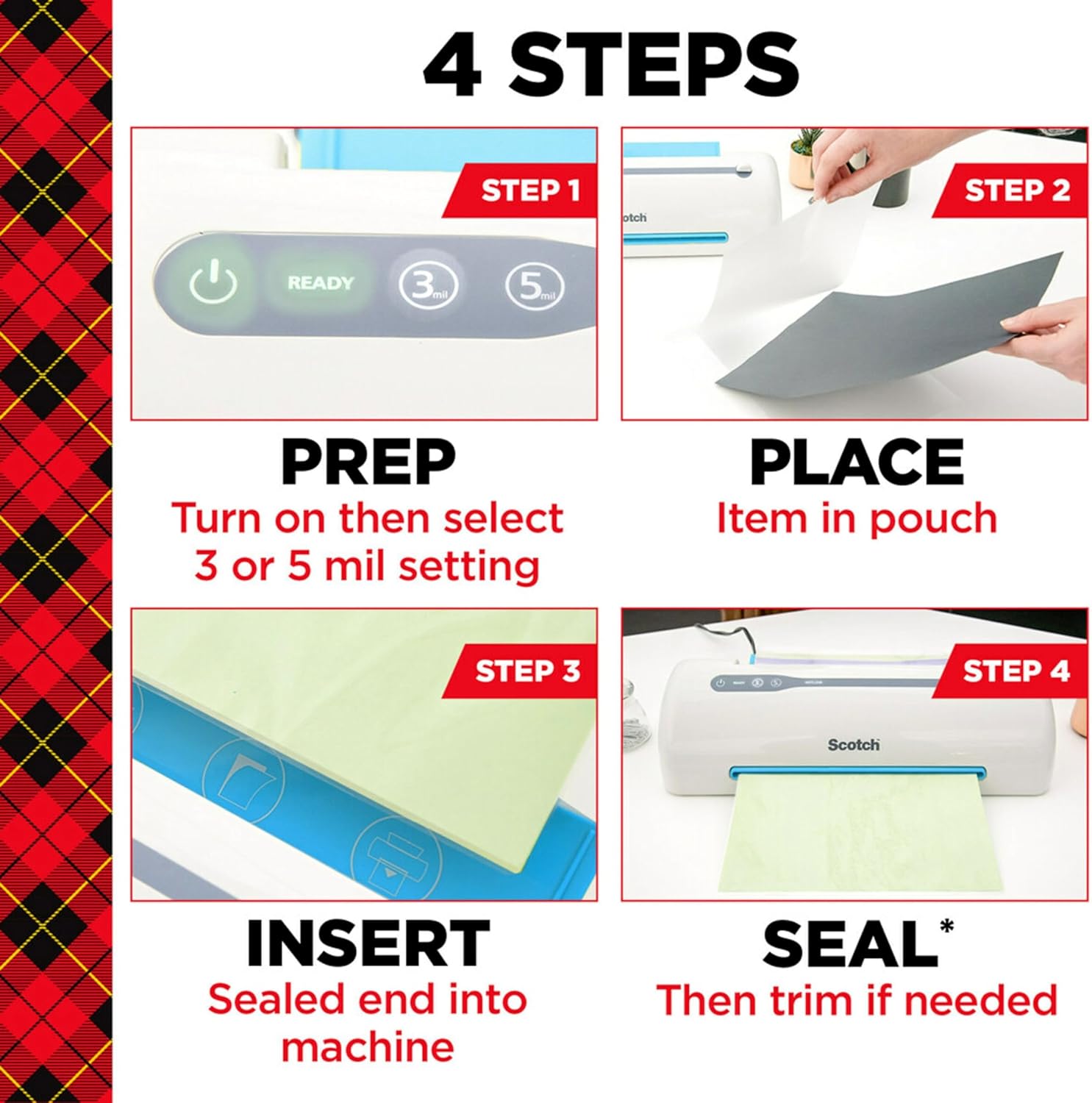 Scotch Thermal Laminating Pouches, 200 Count, Clear, 3 mil., Ideal Office or School Supplies, Fits Letter Sized Paper (8.9 in. ÌÑ 11.4 in.)