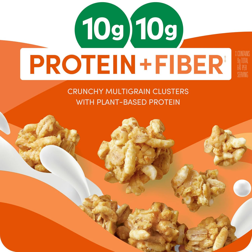Kashi GO Protein Cereal, 10g Protein, 10g Fiber, Peanut Butter Crunch, 16.9oz