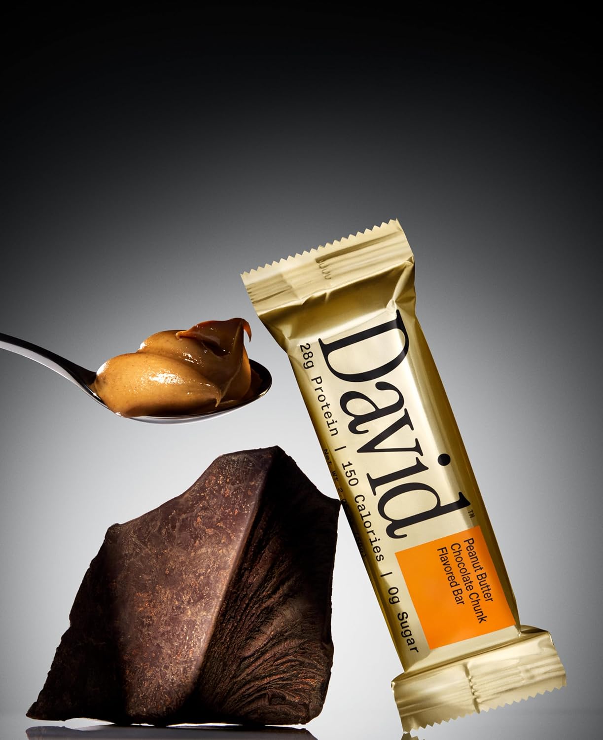 David High Protein Bars - 0g of Sugar, Low Carb, Gluten Free - 28g of