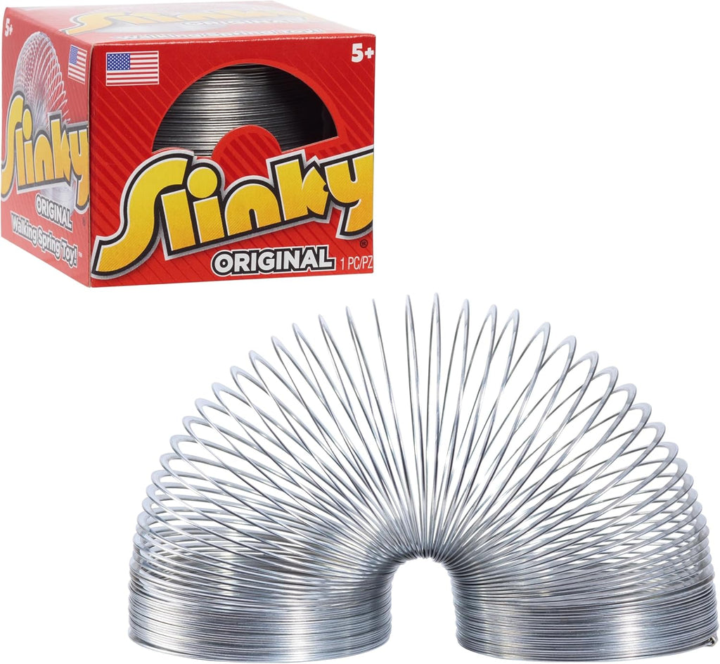 The Original Slinky Walking Spring Toy, 2.75-inch Diameter Metal Slinky
