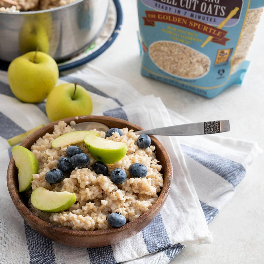Bob's Red Mill Steel Cut Oats, 24oz (Pack of 4) - Non GMO, Whole Grain
