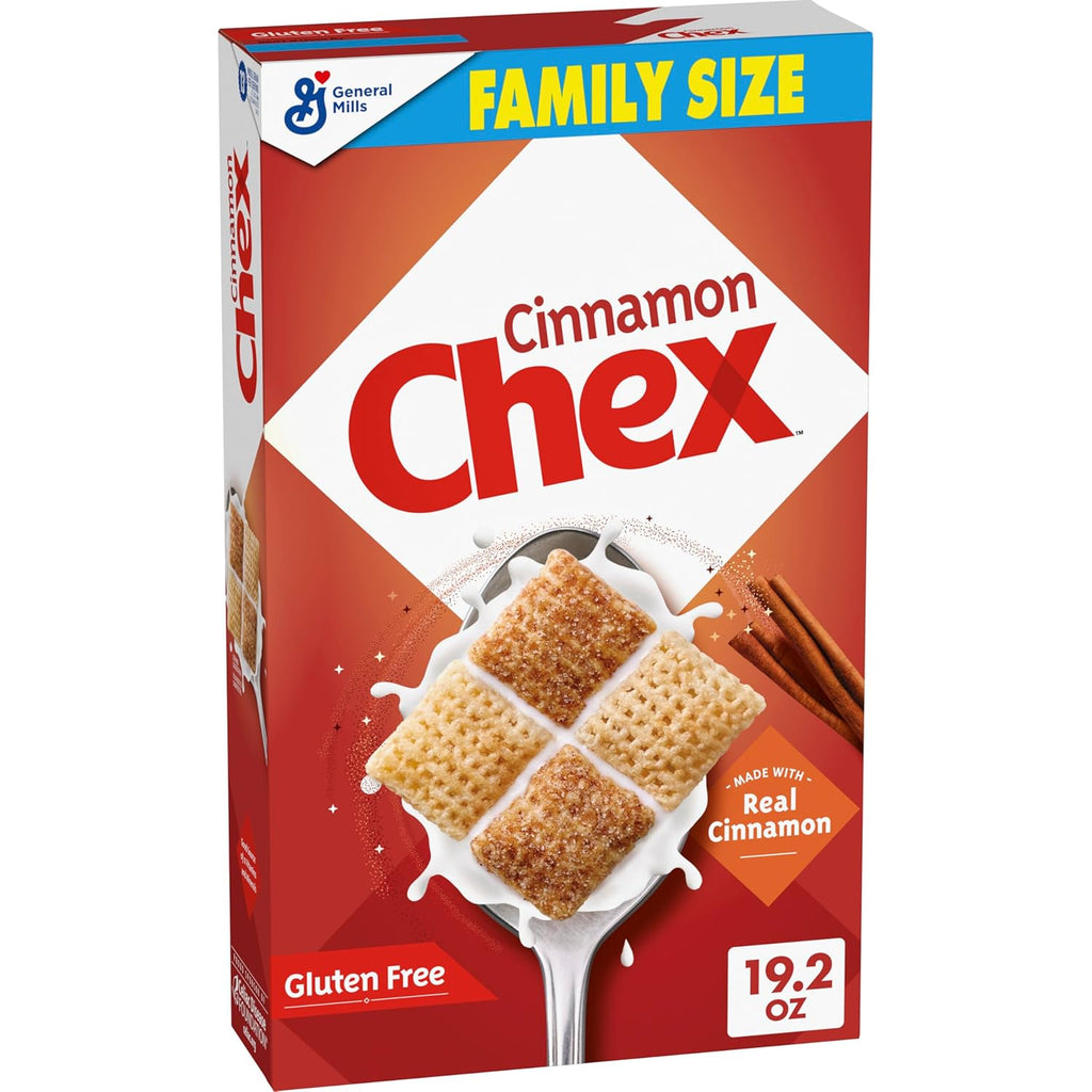 Cinnamon Chex Cereal, Gluten Free Breakfast Cereal, Made with Whole Grain