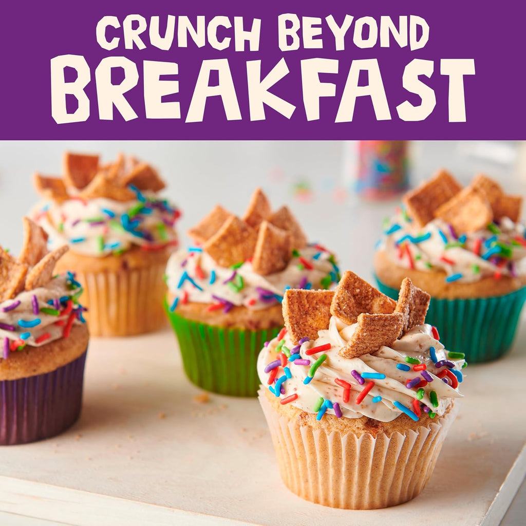 Cinnamon Toast Crunch Breakfast Cereal, Crispy Cinnamon Cereal, Mega Size, 27