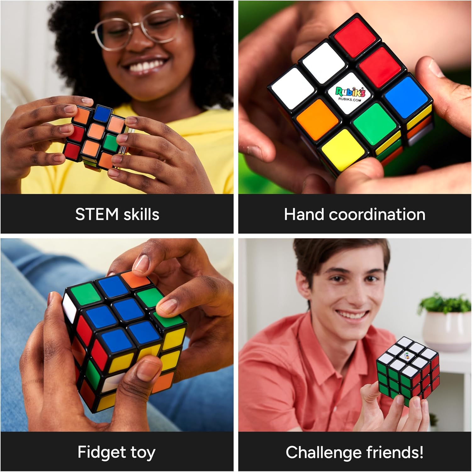 Rubik's Cube, The Original 3x3 Cube, Problem-Solving Brain Teaser