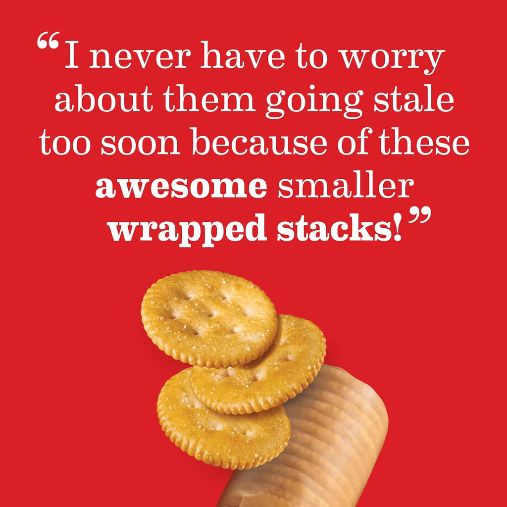 RITZ Fresh Stacks Original Crackers, Party Size, Travel Snacks, 23.7 oz (16