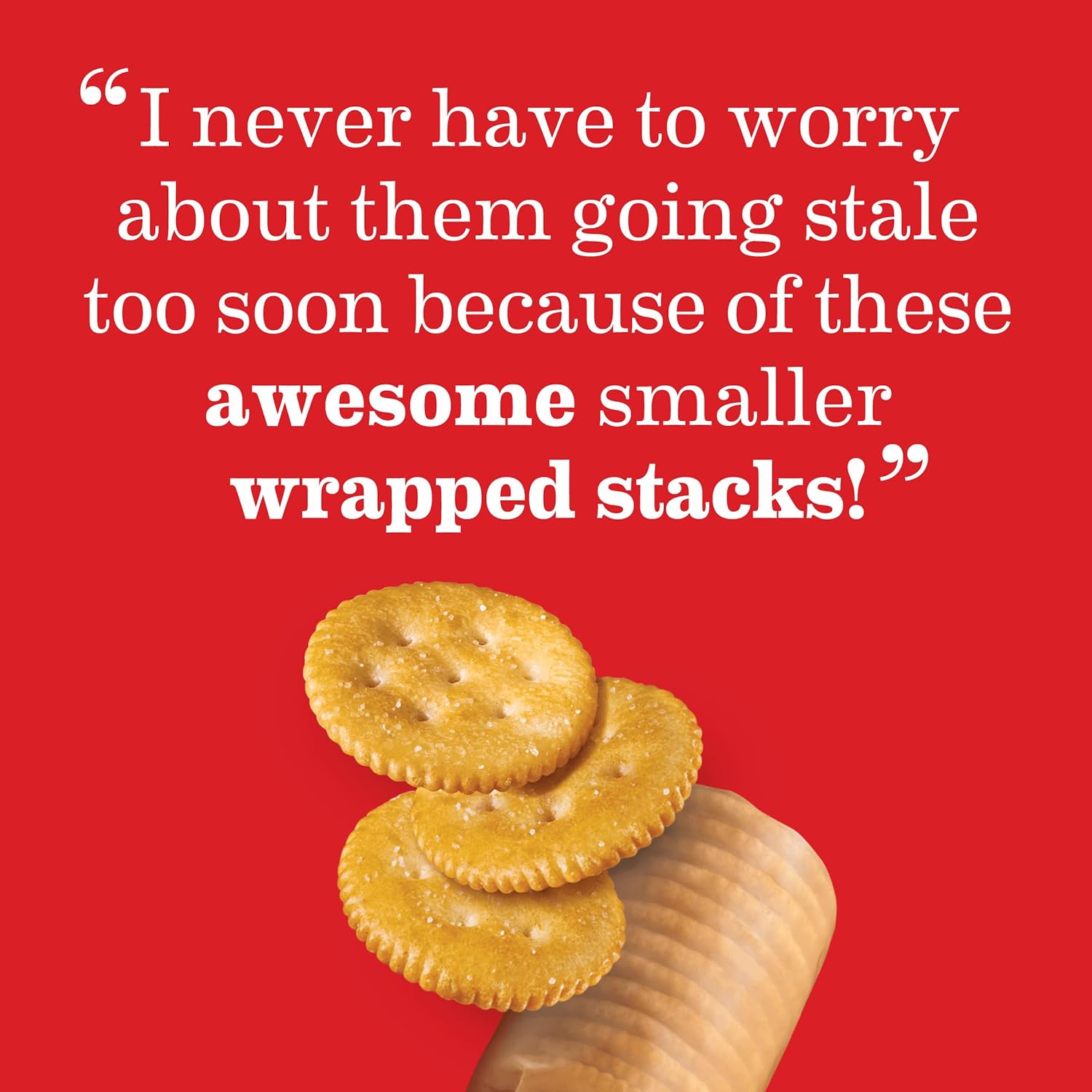 RITZ Fresh Stacks Original Crackers, Party Size, Travel Snacks, 23.7 oz (16