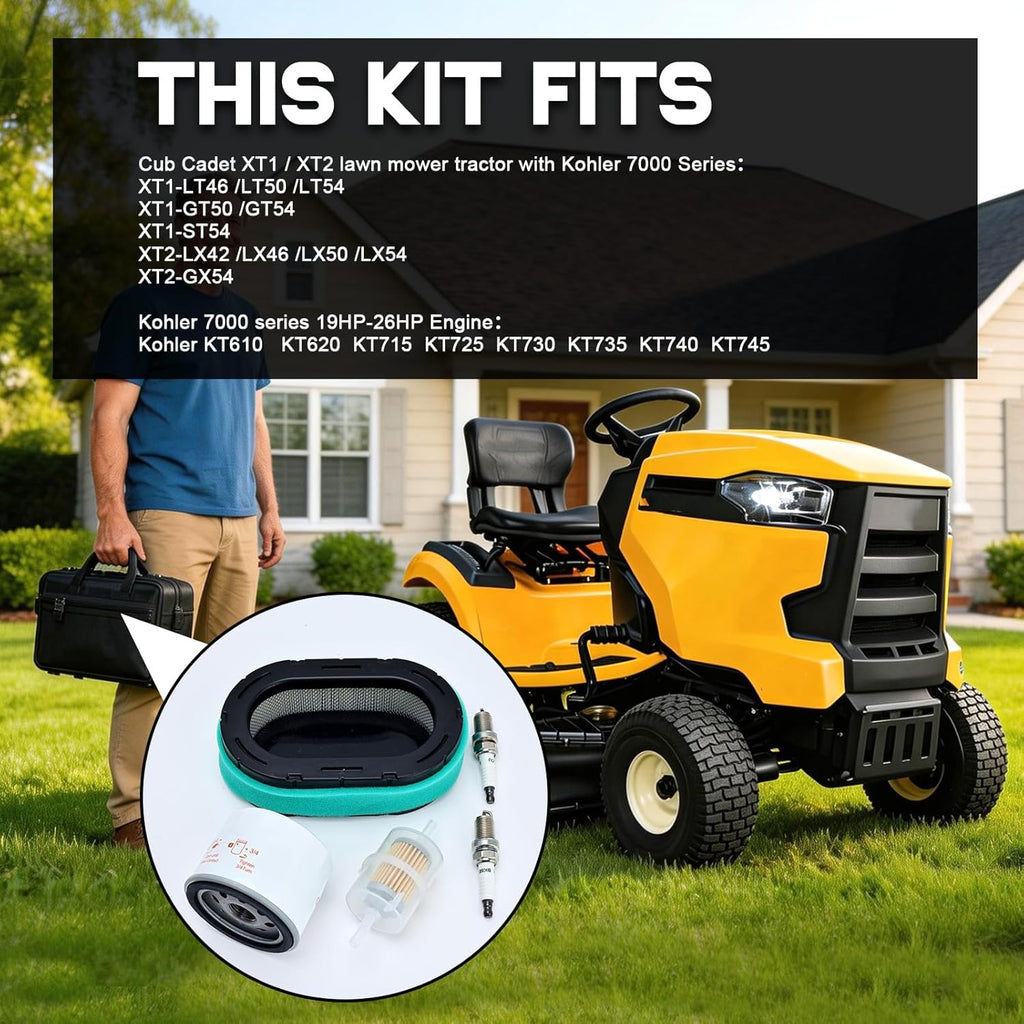 7000 Maintenance Kit 32 083 09-S Air Filter for Kohler 32 883 09-S1 KT715