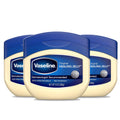 Vaseline Petroleum Jelly Original 3 Count Provides Dry Skin Relief And