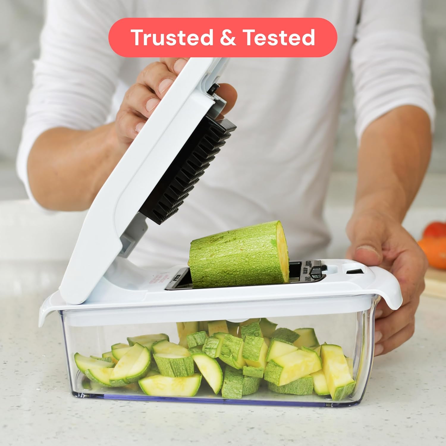 Fullstar The Original Pro Chopper - Vegetable Chopper and Spiralizer, Food