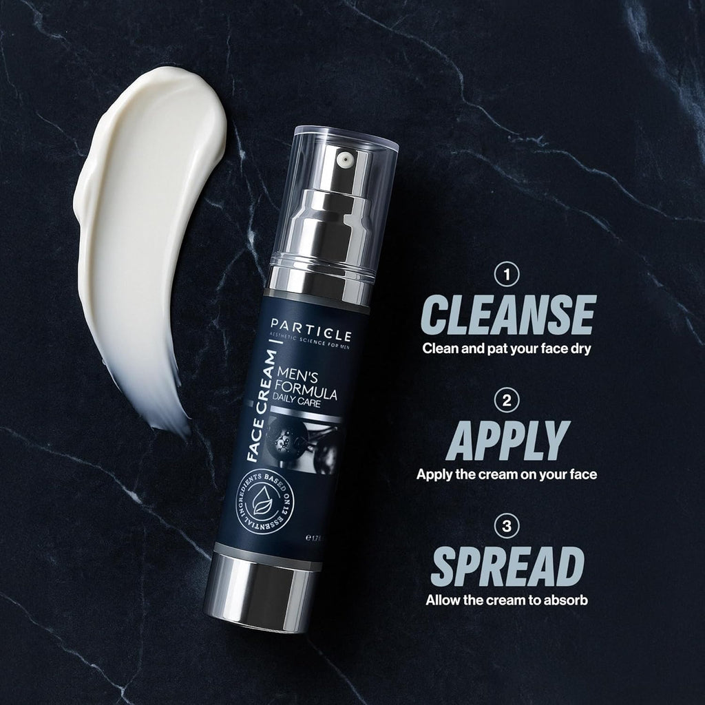 Particle 6-in-1 Face Cream for Men, Men‰۪s Daily Hydrating Moisturizer with