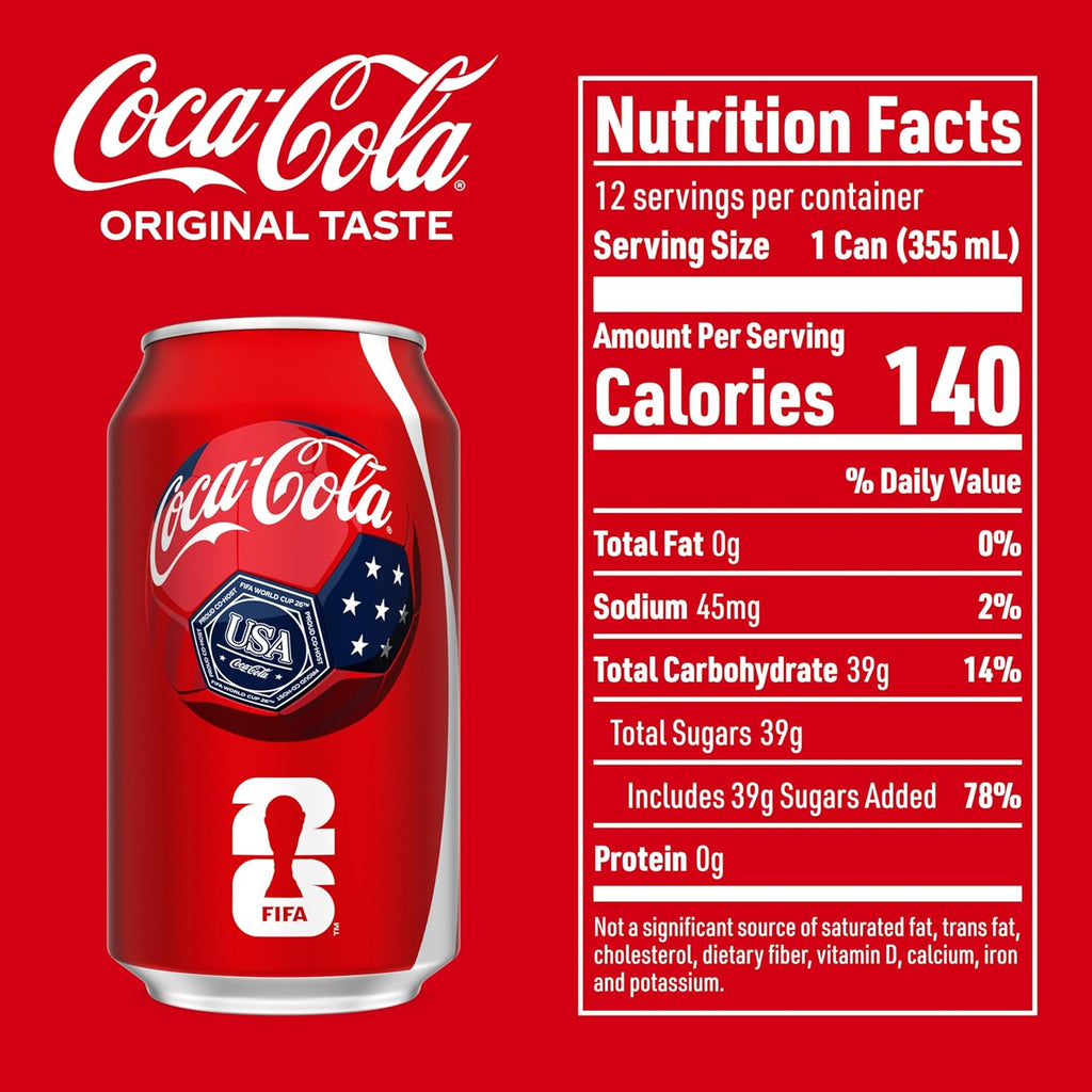 Coca-Cola Fridge Pack Soda Soft Drink, 12 fl oz Cans, 12 Pack - Classic Cola