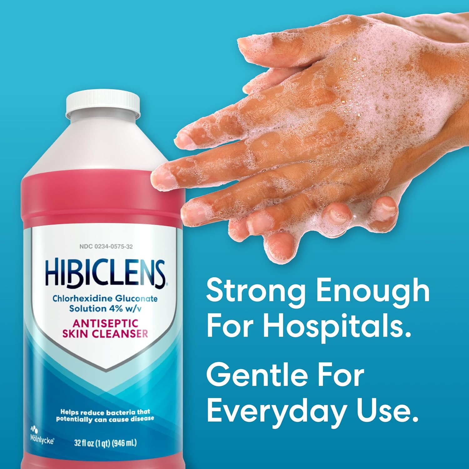Hibiclens ‰ÛÒ Antimicrobial and Antiseptic Soap and Skin Cleanser ‰ÛÒ 32 oz ‰ÛÒ for Home and Hospital ‰ÛÒ 4% CHG, Packaging May Vary