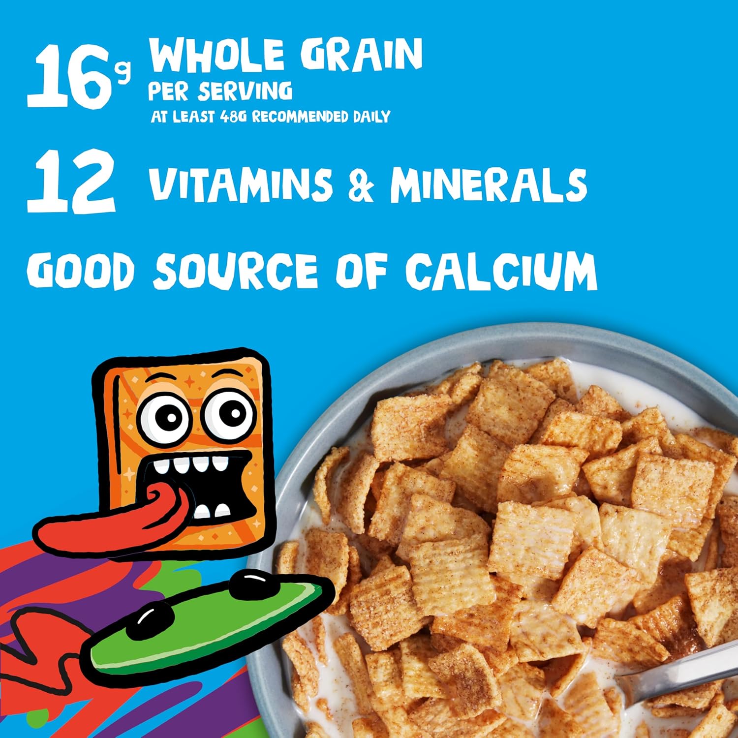 Cinnamon Toast Crunch Breakfast Cereal, Crispy Cinnamon Cereal, Mega Size, 27