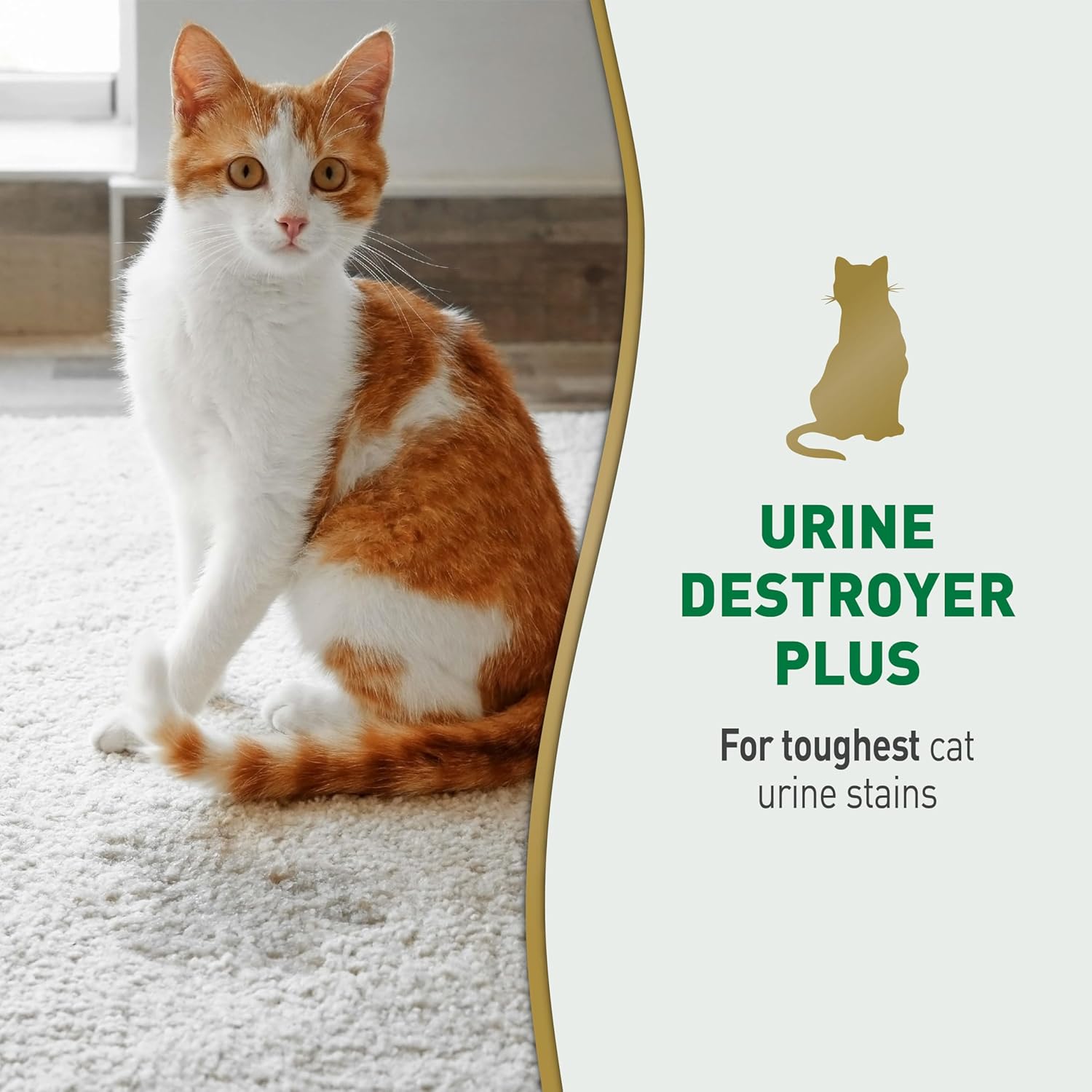 Nature‰۪s Miracle Urine Destroyer Plus Cat, 32 Ounces,Unscented, Enzymatic Formula, Ready-to-Use
