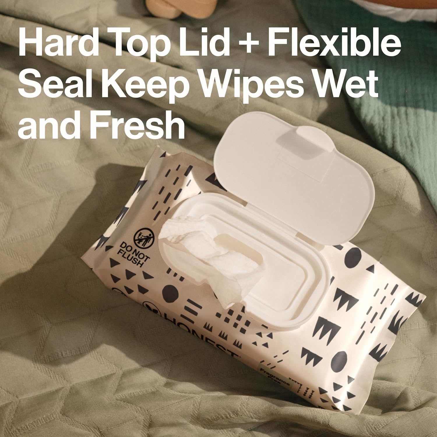 The Honest Company Baby Wipes for Sensitive Skin, Hypoallergenic
