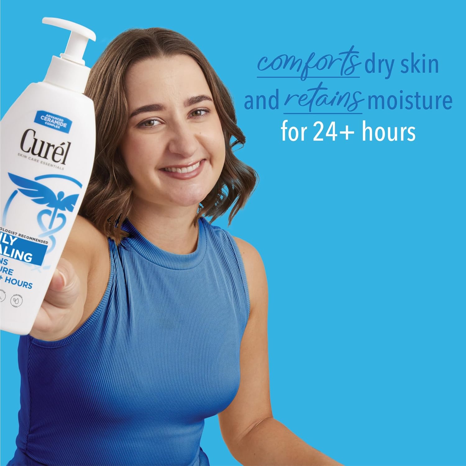 Curel Daily Healing Body Lotion for Dry Skin, Dermatologist Recommended