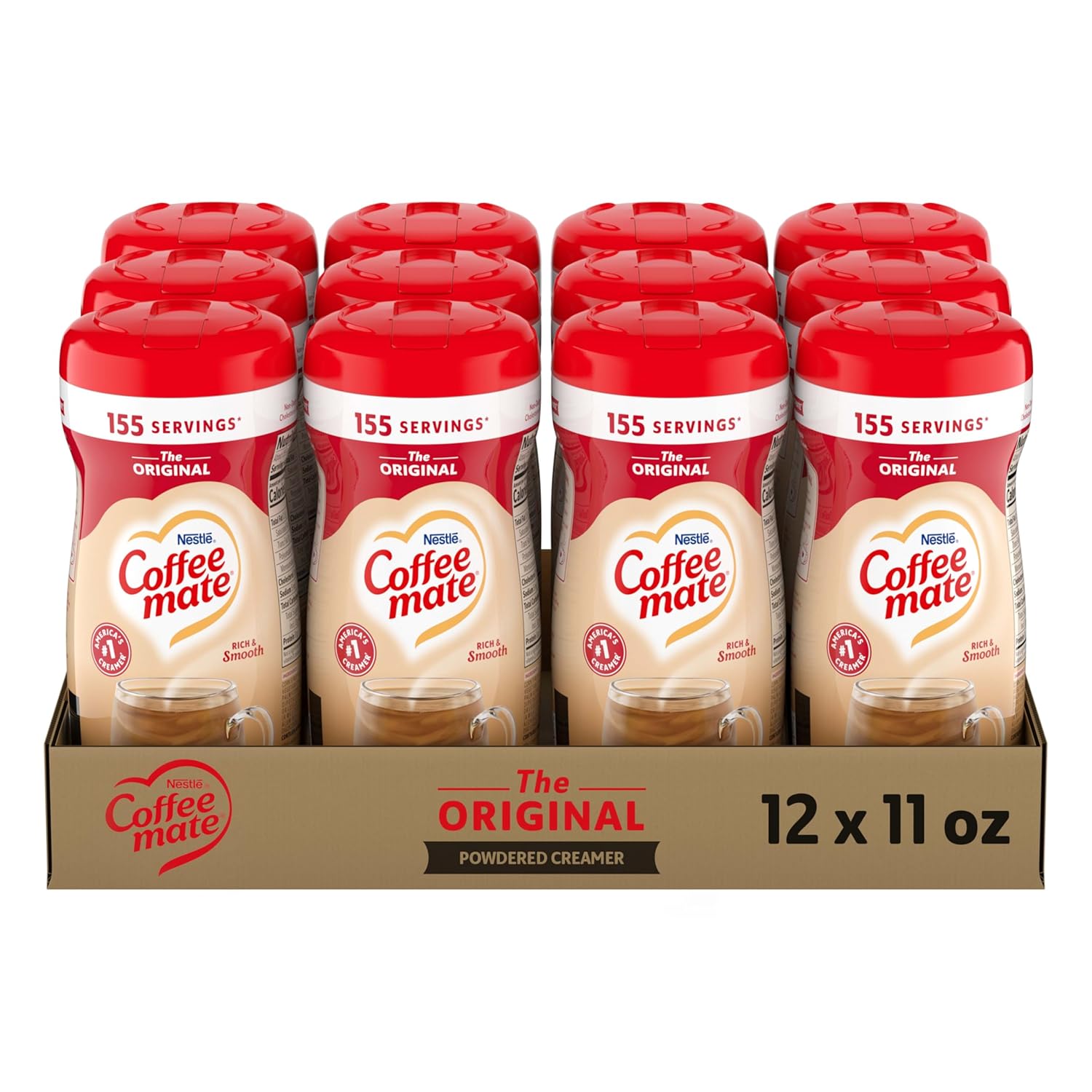Nestle Coffee mate Coffee Creamer, Original, Powder Creamer, 11 oz Canister