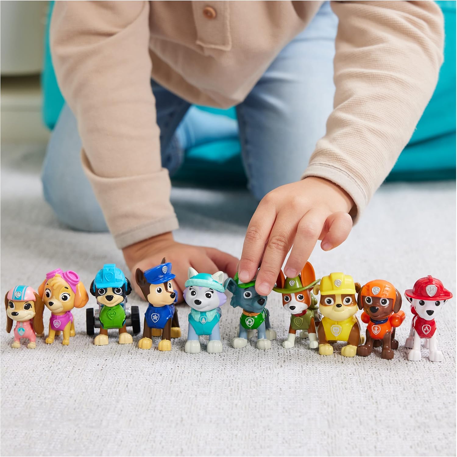 Paw Patrol, 10th Anniversary, All Paws On Deck Toy Figures Gift Pack with 10