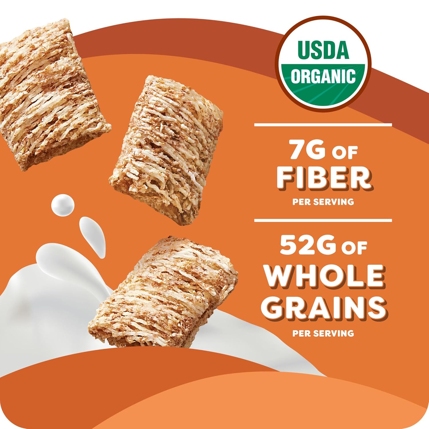 Kashi Breakfast Cereal, Organic, Whole Grain, Cinnamon Harvest, 18oz Box (1