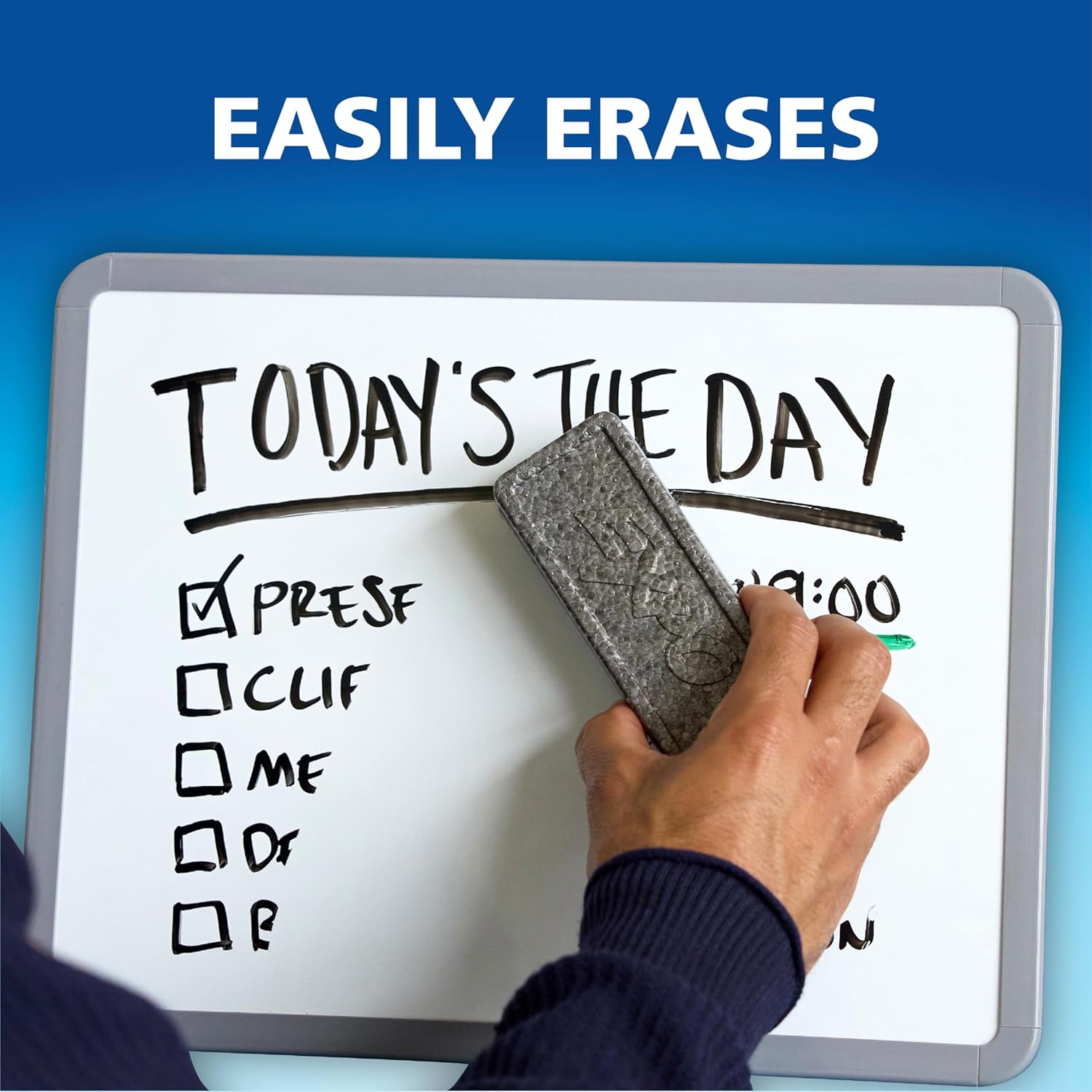 EXPO Dry Erase Markers Kit, Chisel Tip, Assorted Colors, Eraser, Spray Cleaner, 6 Count - Whiteboard, Calendar, Office Essentials, School, Classroom, Teacher Supplies