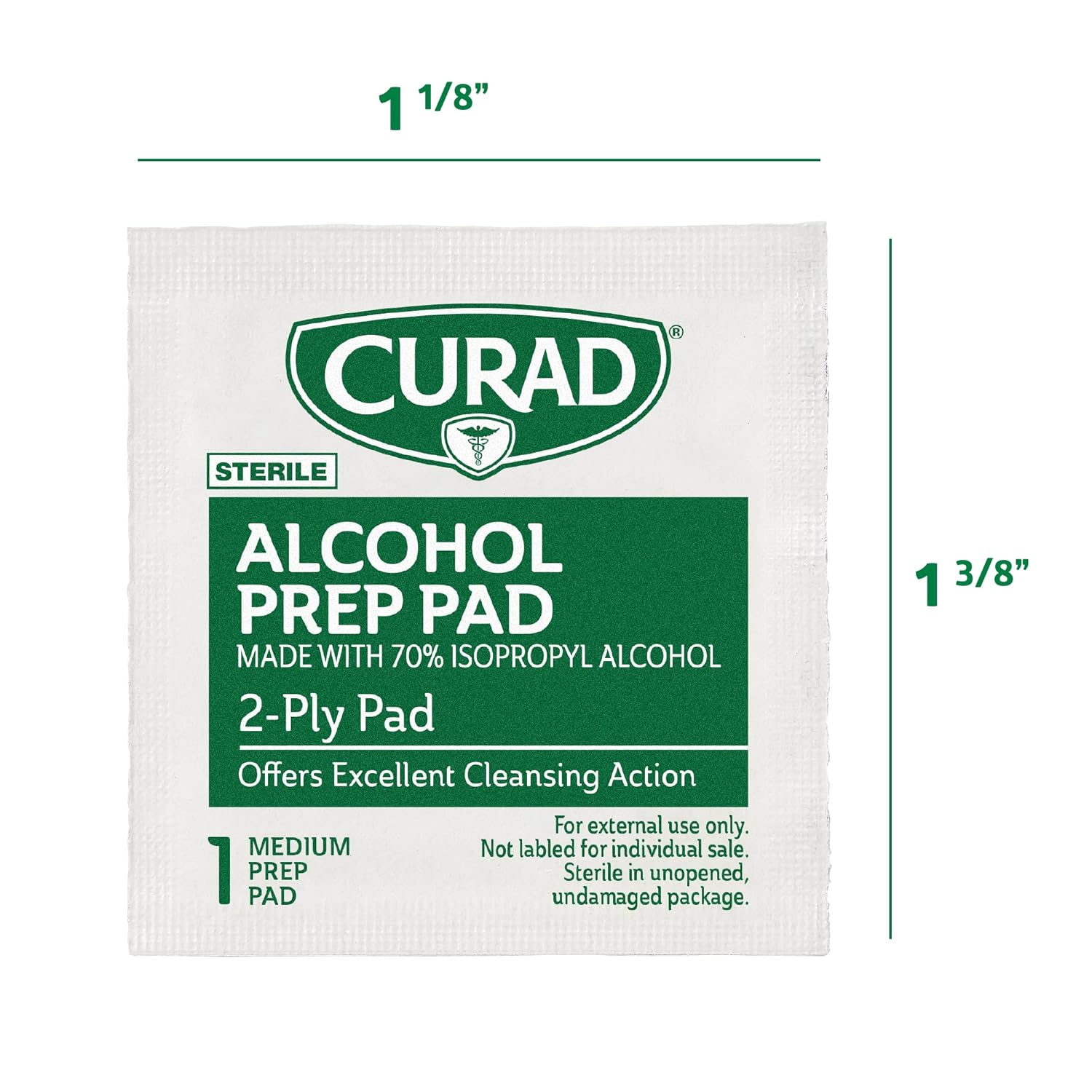 CURAD Alcohol Prep Pads (Pack of 4 Boxes)