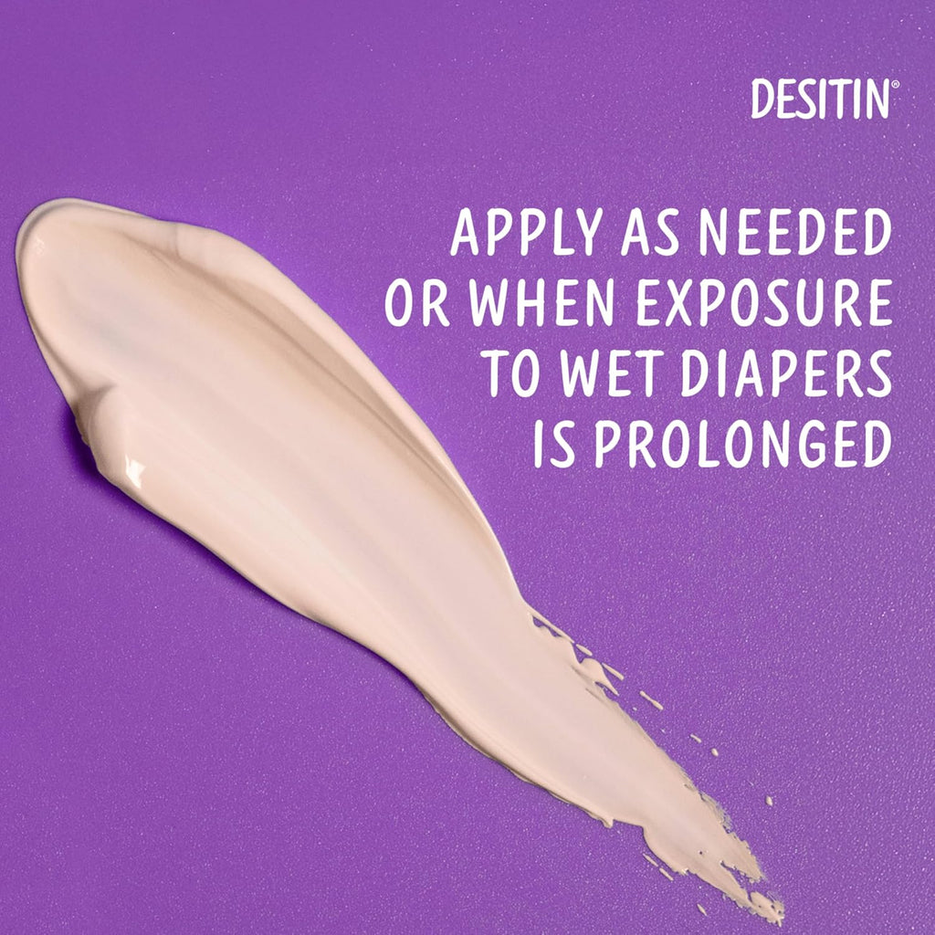 Desitin Maximum Strength Baby Diaper Rash Cream, 40% Zinc Oxide, Hypoallergenic No Added Parabens & Dyes, Protects & Relieves Baby‰۪s Skin for Up to 12 Hours, Prevents Diaper Rash, 4.8 oz Tube