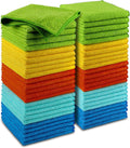 AIDEA Microfiber Cleaning Cloth, 50PK, Microfiber Towels for Cars, Premium Wash Cloths, Dusting Cloth Cleaning Rags, Absorbent Towels for SUVs, House, Kitchen, Window, Cleaning Supplies12ÌÑ12"