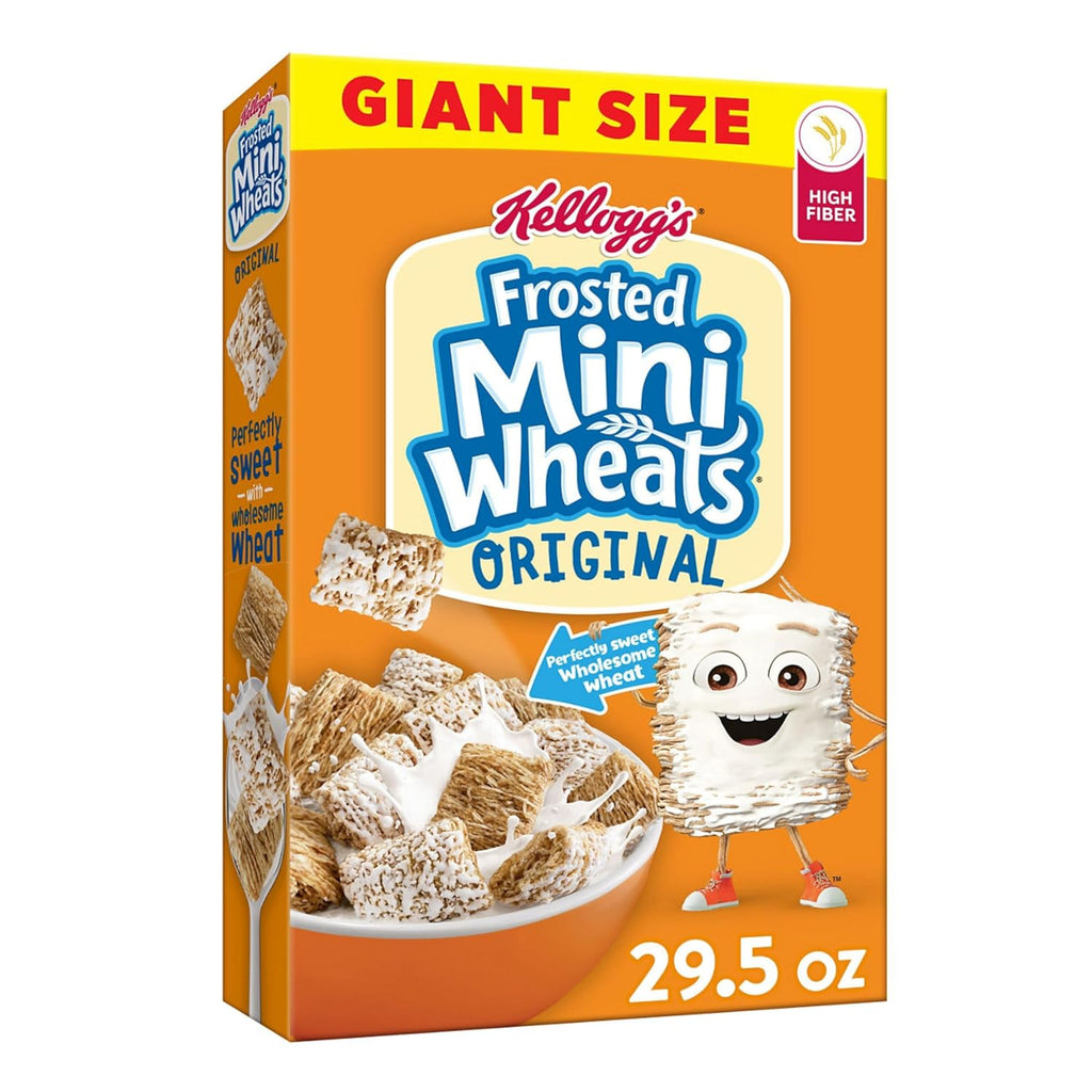 Kellogg‰۪s Frosted Mini-Wheats Breakfast Cereal, High Fiber, 48g Whole Grain
