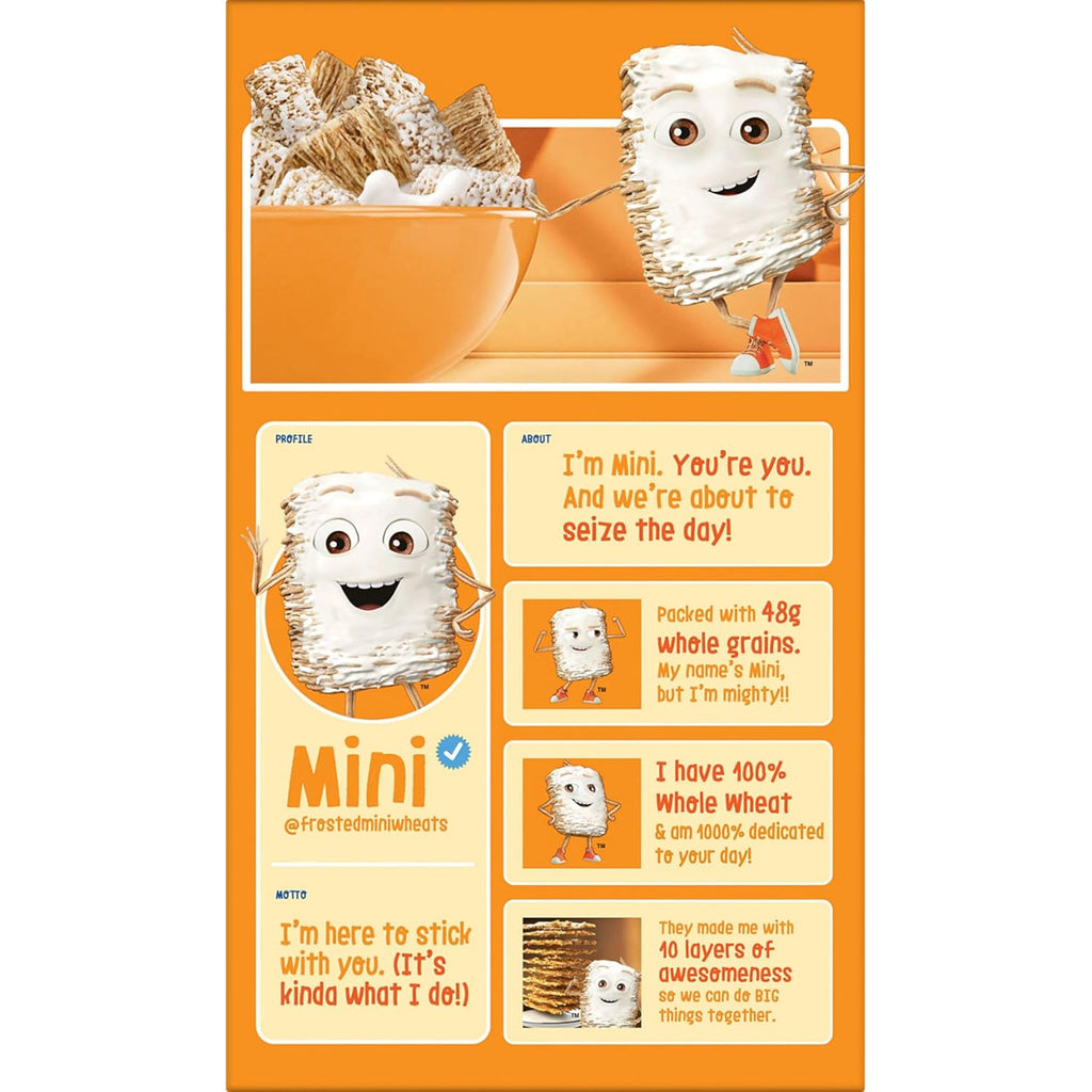 Kellogg‰۪s Frosted Mini-Wheats Breakfast Cereal, High Fiber, 48g Whole Grain