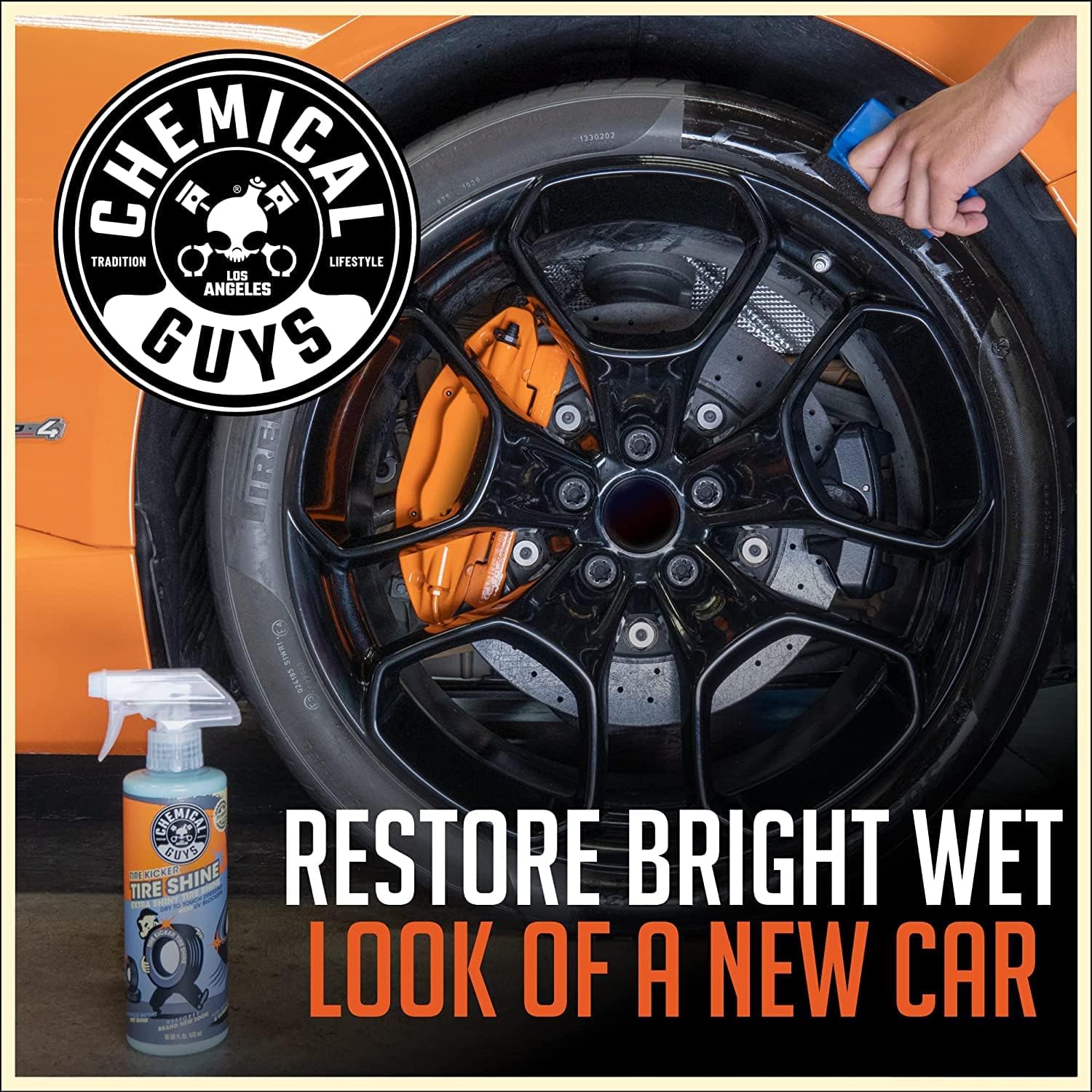 Chemical Guys Tire Kicker Sprayable Extra Glossy Tire Shine Spray