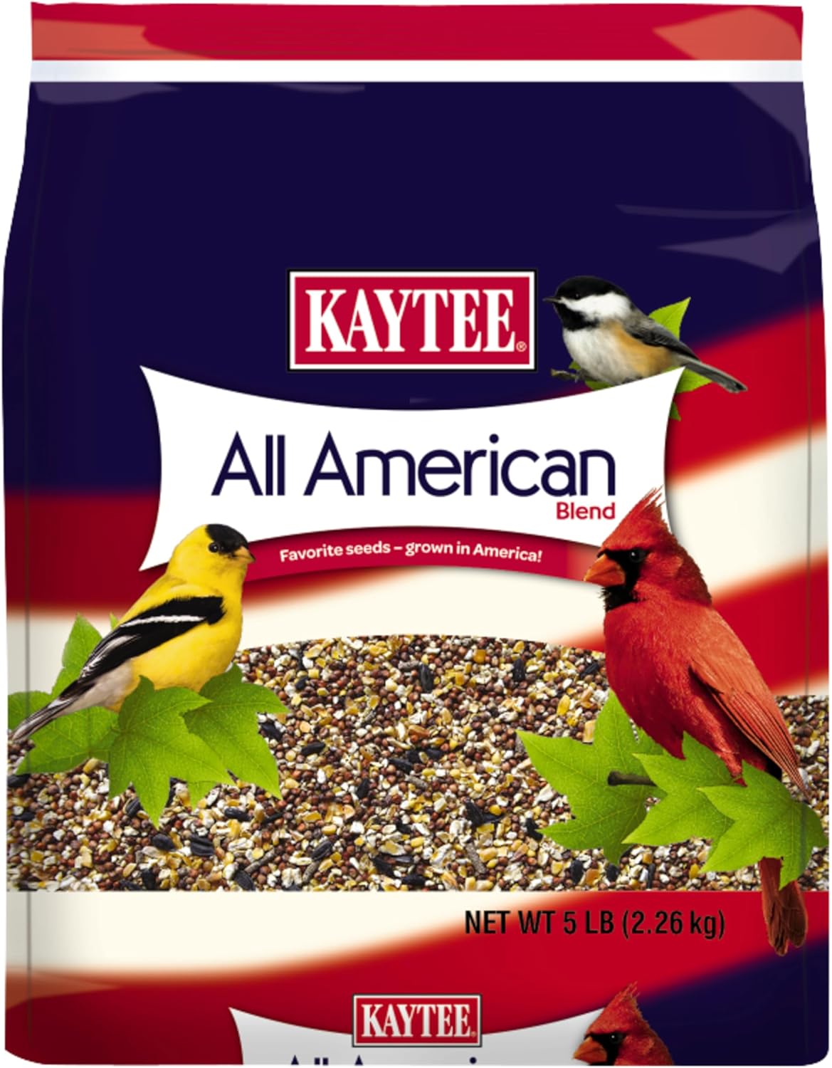 Kaytee All American Wild Bird Food Seed Blend for Cardinals, Blue Jays