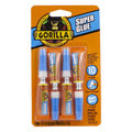 Gorilla Super Glue, Fast‰ÛÔSetting, Impact‰ÛÔTough All‰ÛÔPurpose Adhesive with Anti-Clog Cap, 4 -3 g Tubes, (Pack of 1) - Clear