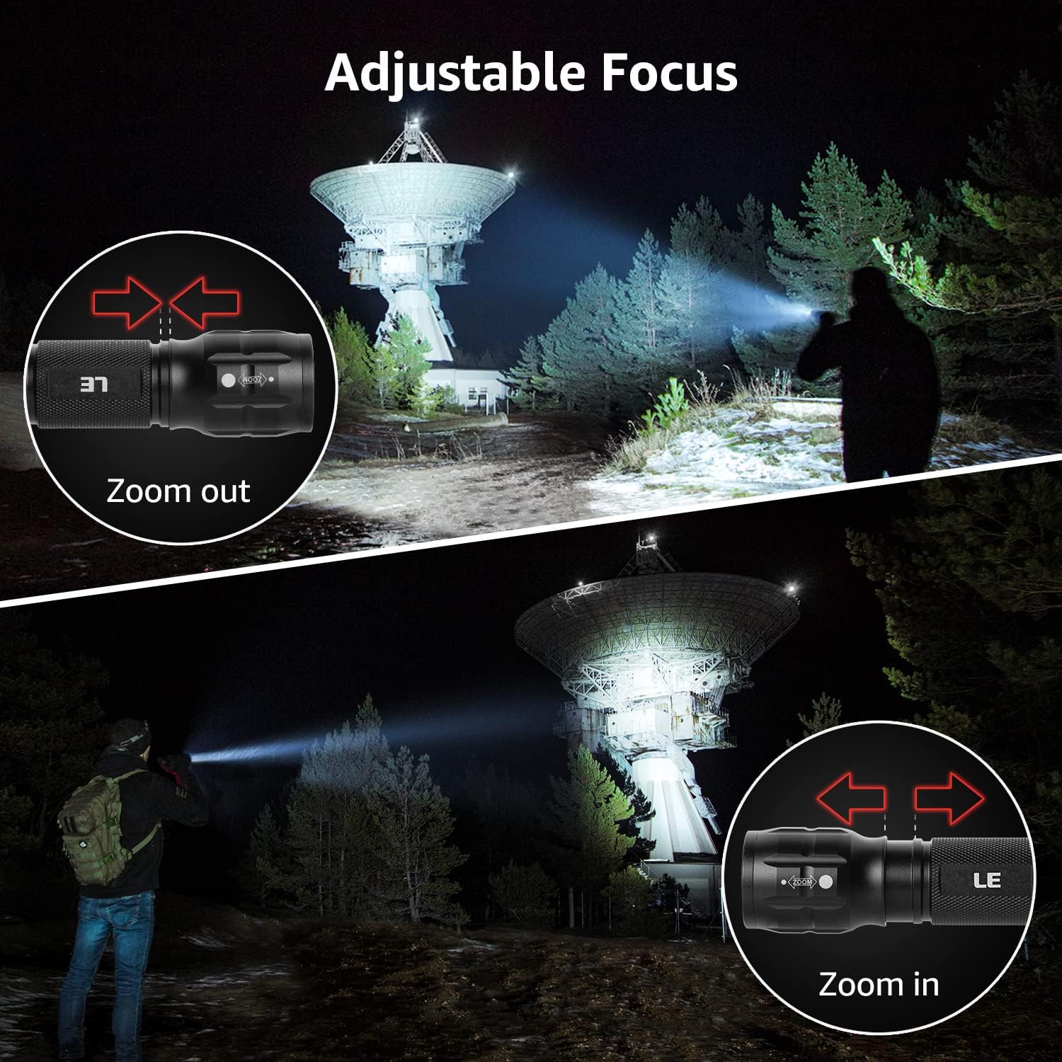 Lighting EVER LED Flashlights High Lumens, Small Flashlight, Waterproof