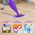 Swiffer WetJet Hardwood Floor Cleaner Spray Mop Pad Refill, Bathroom Cleaning